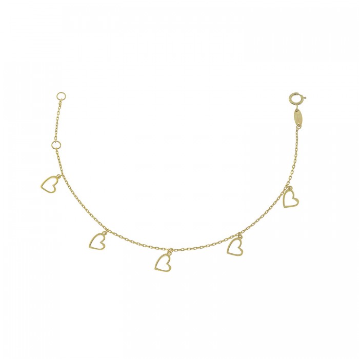 Χρυσό Γυναικείο Βραχιόλι Κ9